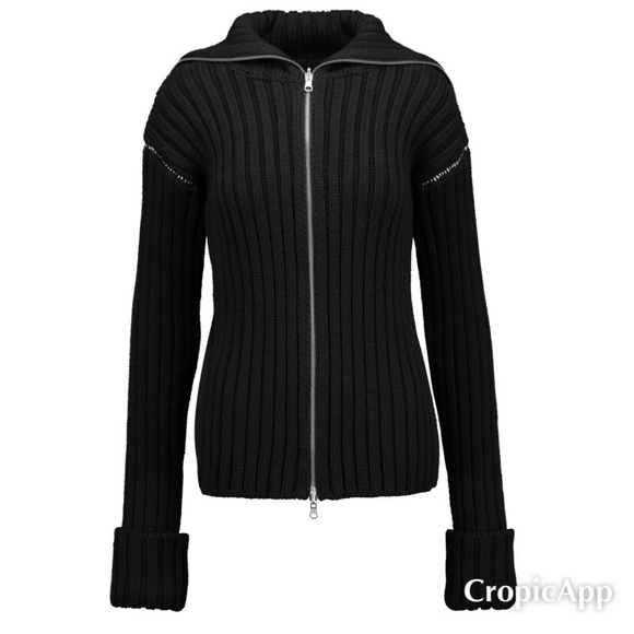 COPY - Ribbed Wool Cardigan - Picture 3 of 8